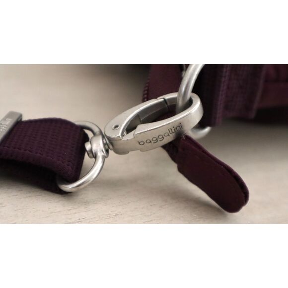 Baggallini Women's O/S Mulberry/Wine Anti-Theft/RFID Memento Crossbody Bag - Picture 15 of 16